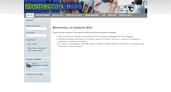 Desktop Screenshot of fundacionbios.org